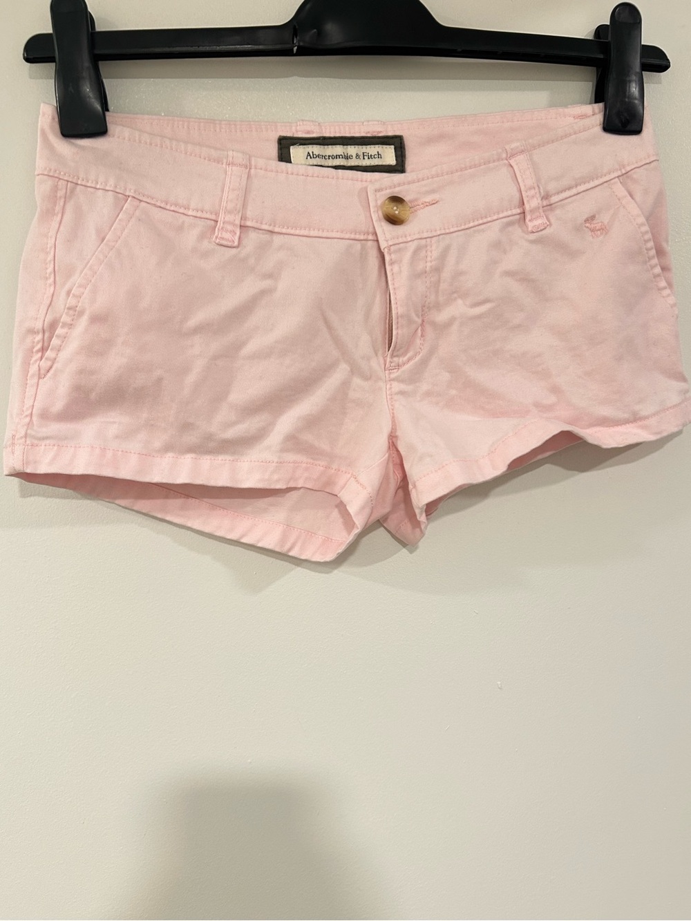 Abercrombie & Fitch Pastel Pink Cotton Shorts